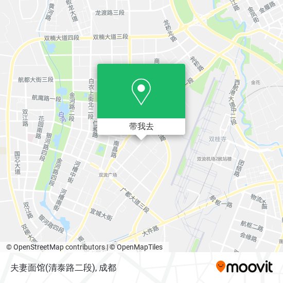 夫妻面馆(清泰路二段)地图
