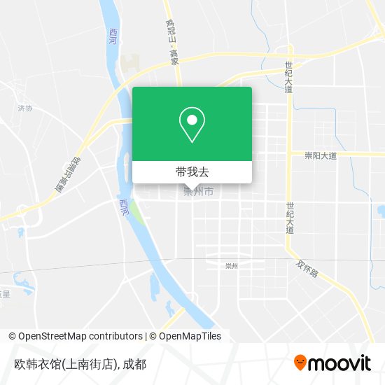 欧韩衣馆(上南街店)地图