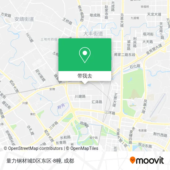 量力钢材城D区东区-8幢地图