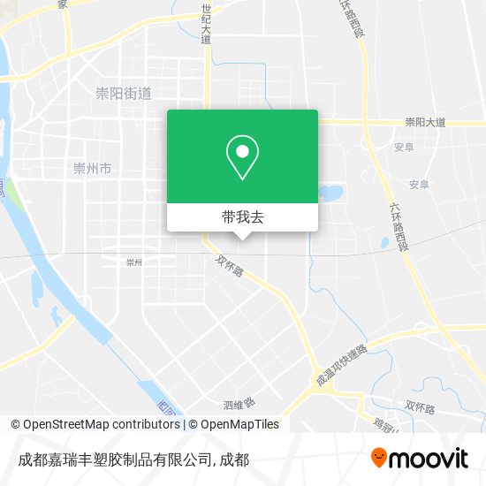 成都嘉瑞丰塑胶制品有限公司地图