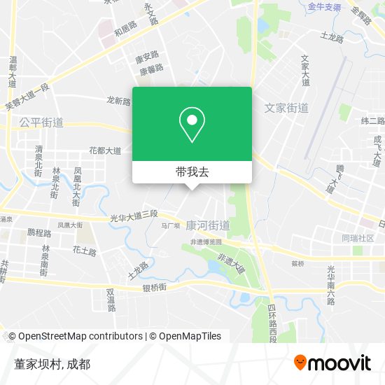董家坝村地图