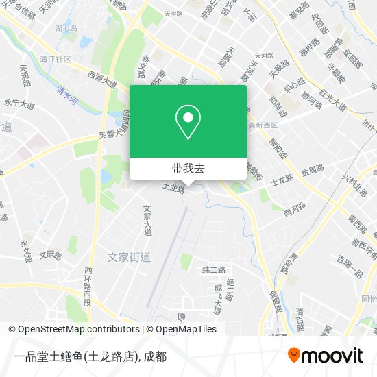 一品堂土鳝鱼(土龙路店)地图