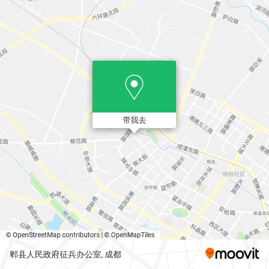 郫县人民政府征兵办公室地图