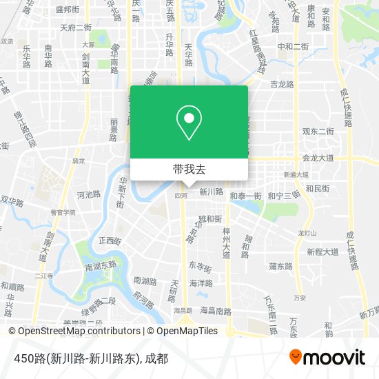 450路(新川路-新川路东)地图