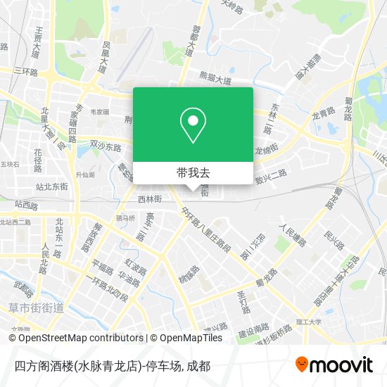 四方阁酒楼(水脉青龙店)-停车场地图