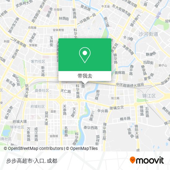 步步高超市-入口地图