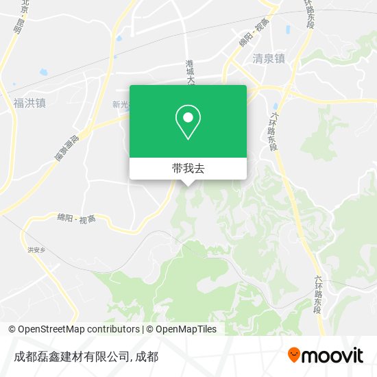 成都磊鑫建材有限公司地图