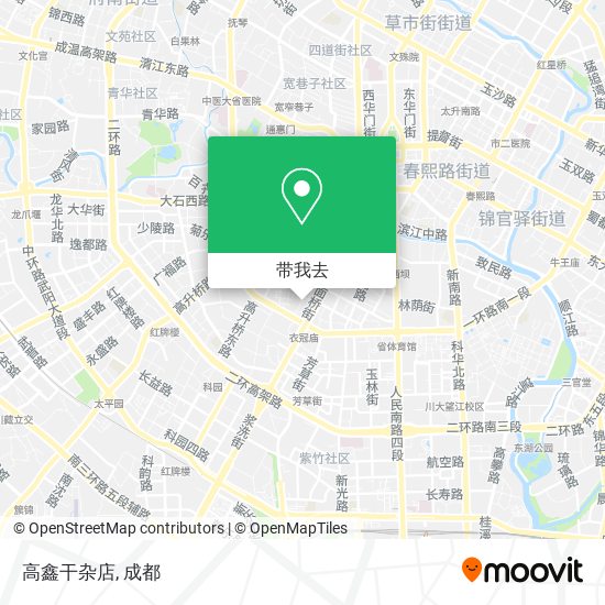 高鑫干杂店地图