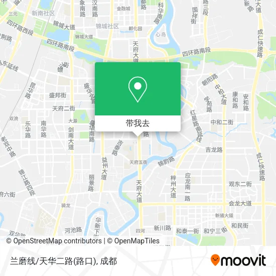 兰磨线/天华二路(路口)地图