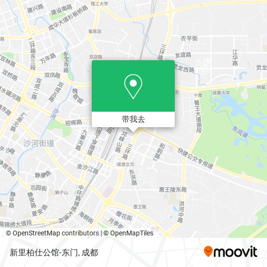 新里柏仕公馆-东门地图