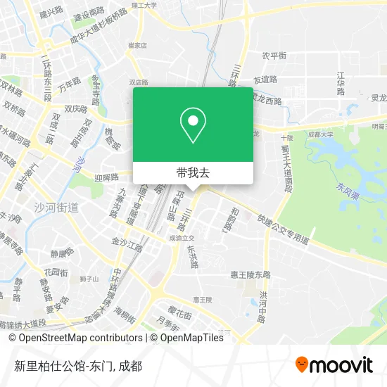 新里柏仕公馆-东门地图