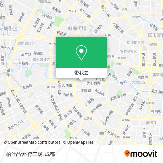 柏仕晶舍-停车场地图