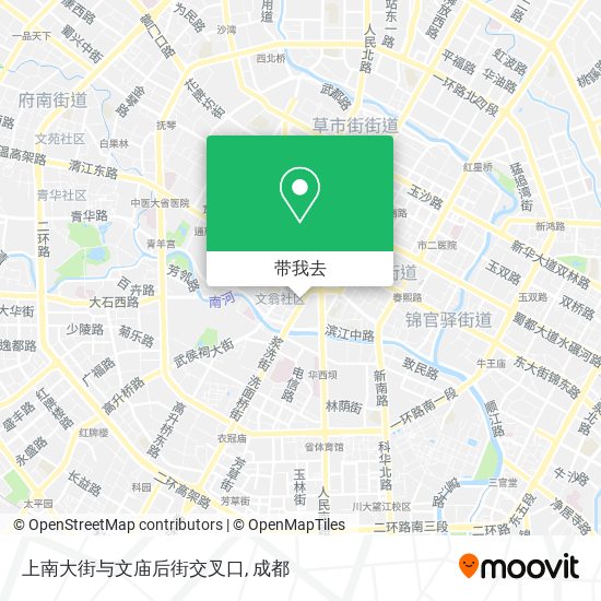 上南大街与文庙后街交叉口地图