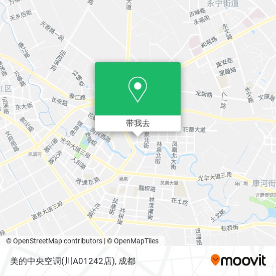 美的中央空调(川A01242店)地图