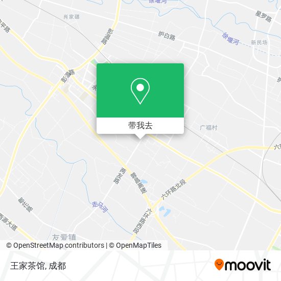 王家茶馆地图