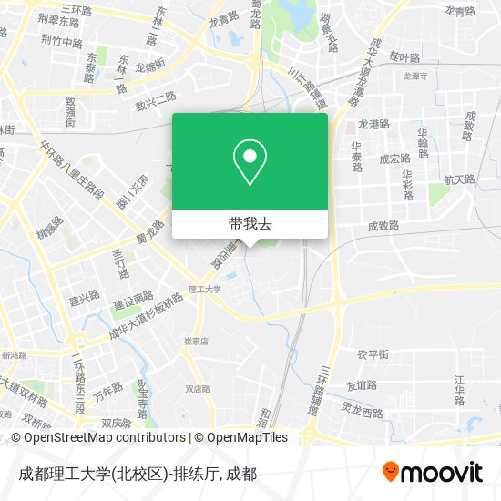 成都理工大学(北校区)-排练厅地图