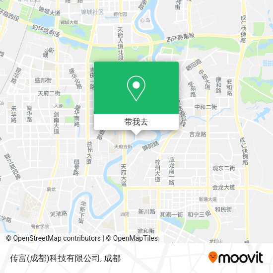 传富(成都)科技有限公司地图