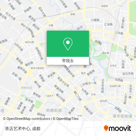 茶店艺术中心地图