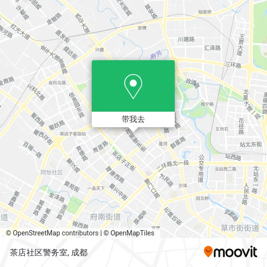 茶店社区警务室地图