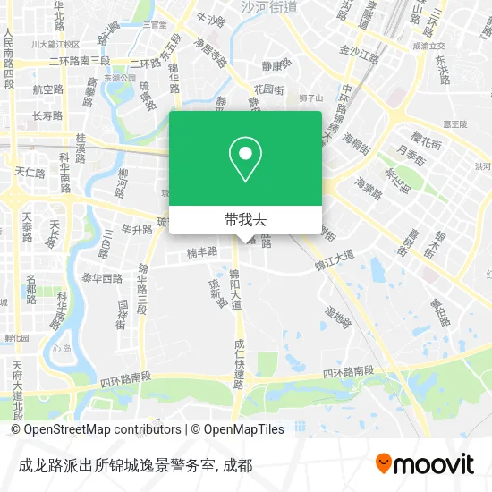 成龙路派出所锦城逸景警务室地图
