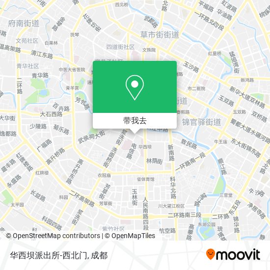 华西坝派出所-西北门地图