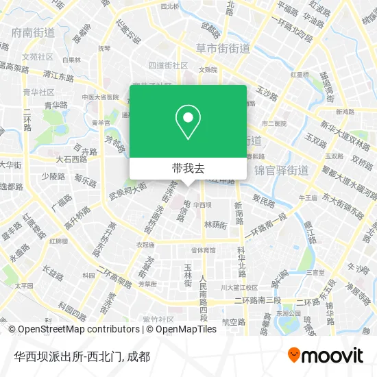 华西坝派出所-西北门地图
