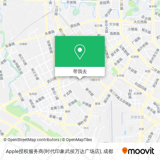 Apple授权服务商(时代印象武侯万达广场店)地图