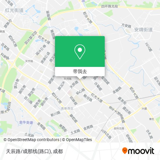 天辰路/成那线(路口)地图