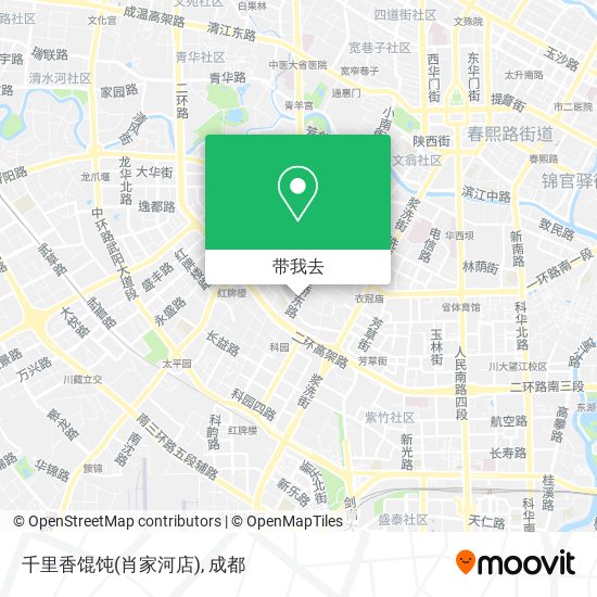 千里香馄饨(肖家河店)地图