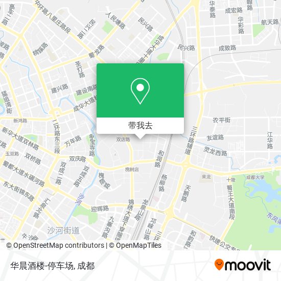 华晨酒楼-停车场地图