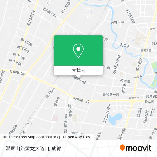 温家山路黄龙大道口地图