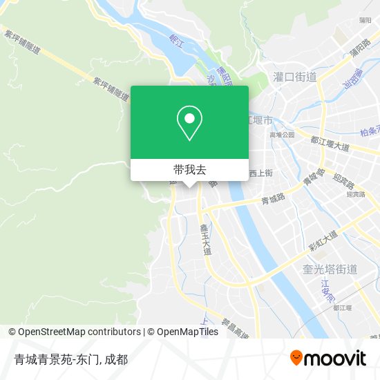 青城青景苑-东门地图
