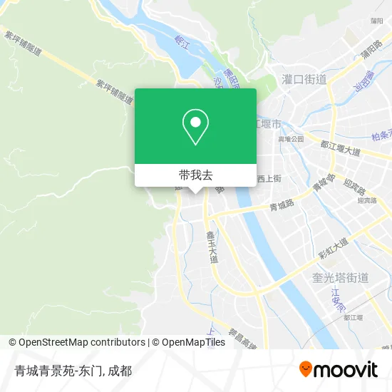 青城青景苑-东门地图