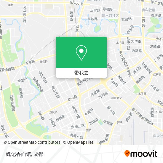魏记香面馆地图