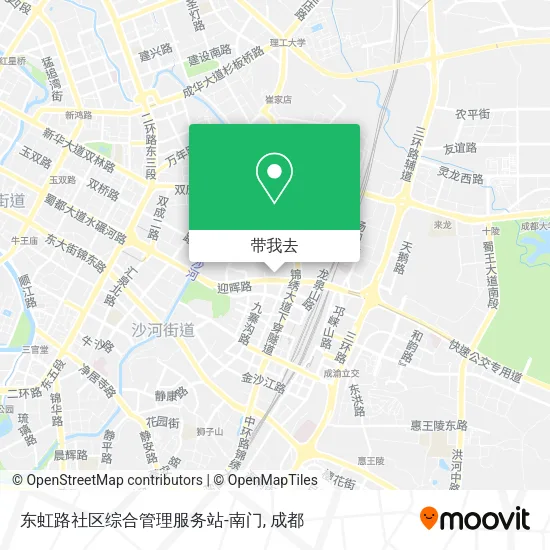 东虹路社区综合管理服务站-南门地图