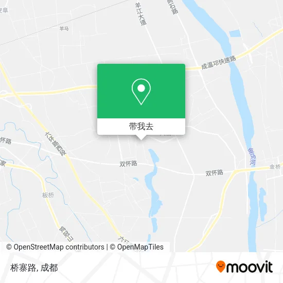 桥寨路地图