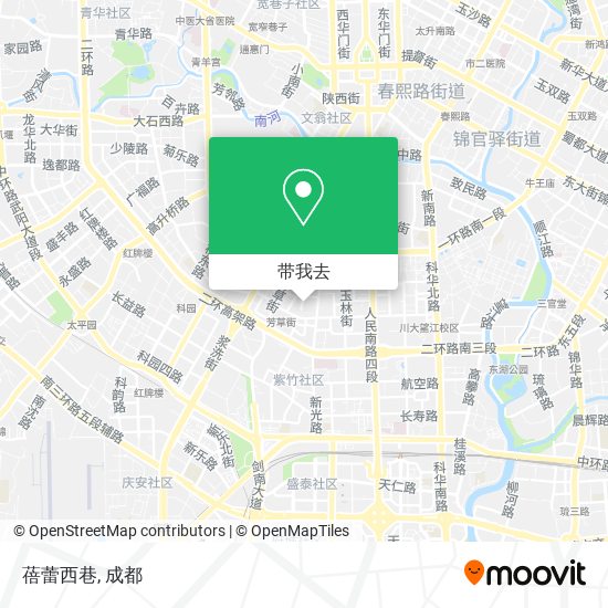 蓓蕾西巷地图