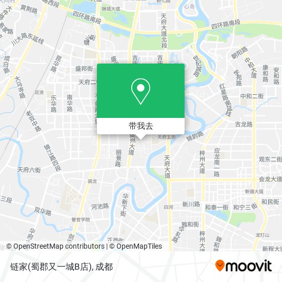 链家(蜀郡又一城B店)地图