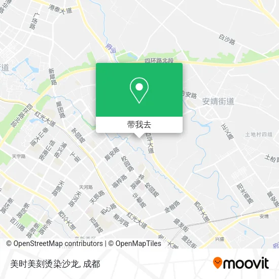 美时美刻烫染沙龙地图
