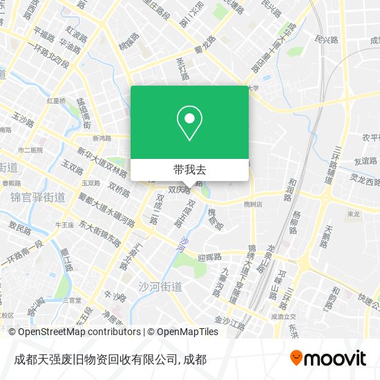 成都天强废旧物资回收有限公司地图