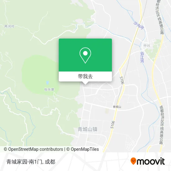 青城家园-南1门地图