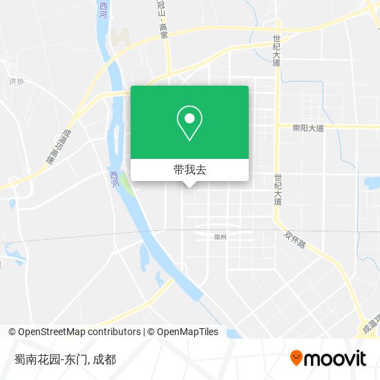 蜀南花园-东门地图
