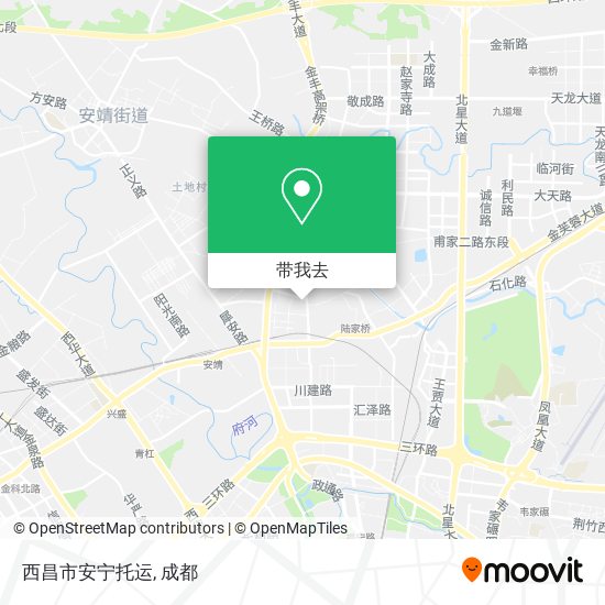 西昌市安宁托运地图