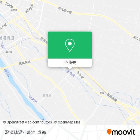 聚源镇温江酱油地图