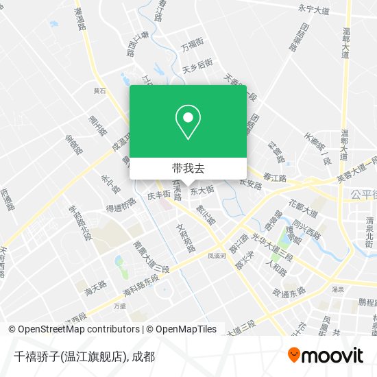 千禧骄子(温江旗舰店)地图