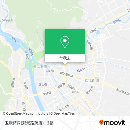 卫康药房(观景路药店)地图