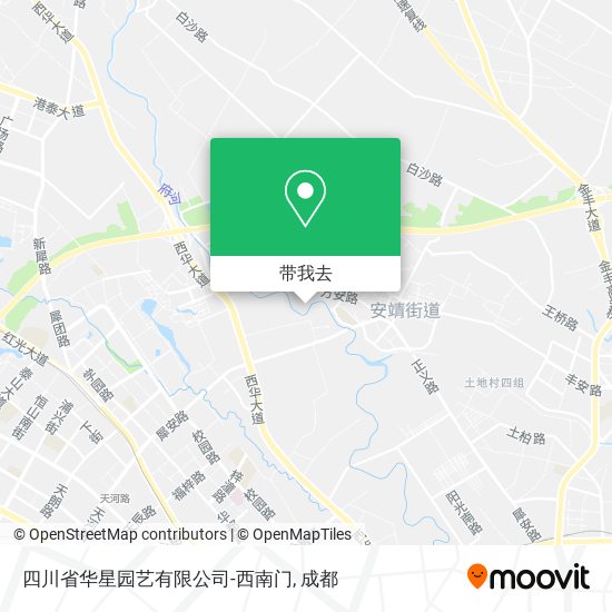 四川省华星园艺有限公司-西南门地图