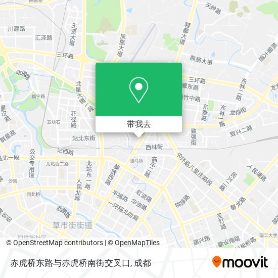 赤虎桥东路与赤虎桥南街交叉口地图