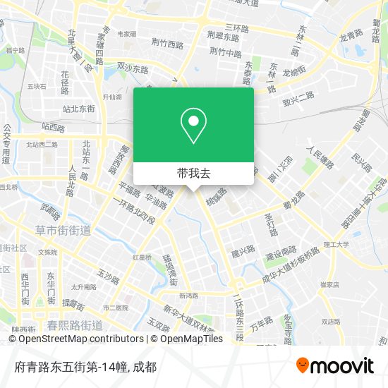 府青路东五街第-14幢地图