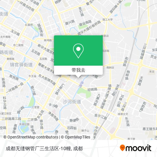 成都无缝钢管厂三生活区-10幢地图